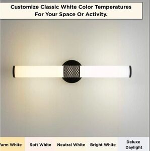 New Hampton Bay Penrose color changing LED smart vanity bar light